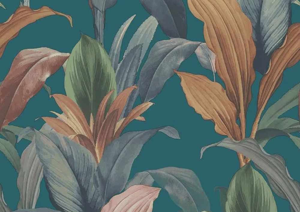 Papel de parede botânico tropical